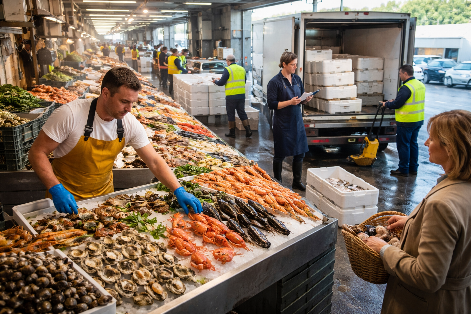 Négoce et distribution de produits halieutiques